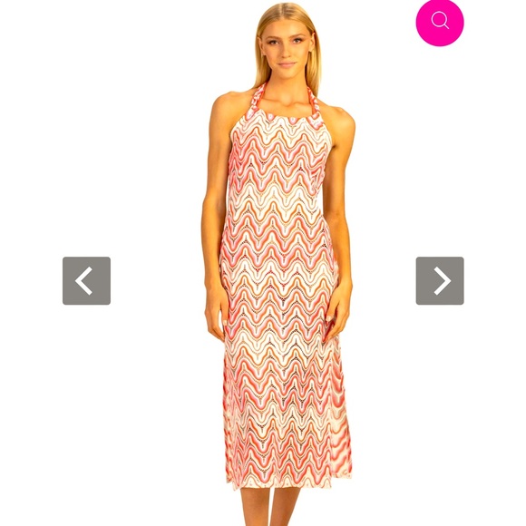 Trina Turk Dresses & Skirts - NWT Trina Turk Women's Serafina Crochet Halter Maxi Dress SZ 12